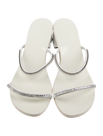 Giuseppe Zanotti Crystal Crystal Embellishments Slides