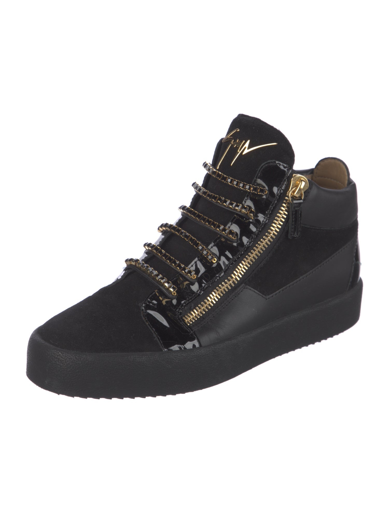 Giuseppe Zanotti Velvet Sneakers