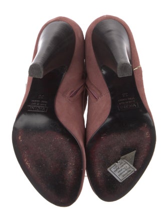 Giuseppe Zanotti Suede Floral Print Boots