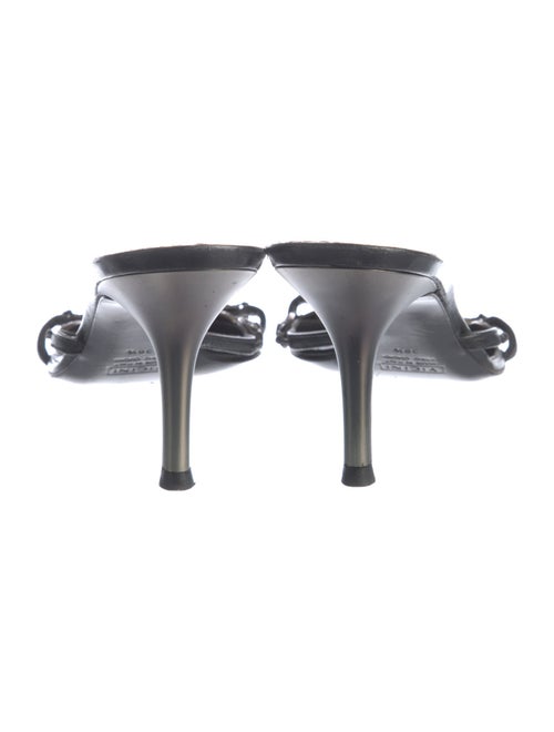 Giuseppe Zanotti Leather Crystal Embellishments Slides