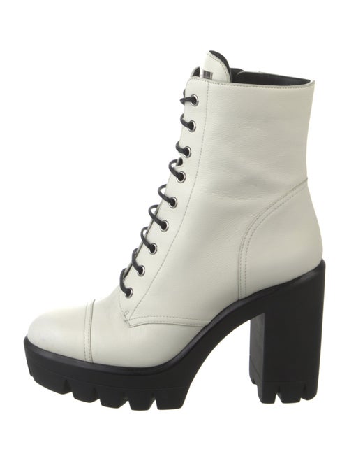 Giuseppe Zanotti Leather Combat Boots