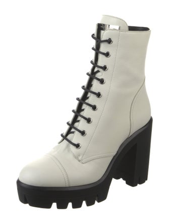 Giuseppe Zanotti Leather Combat Boots
