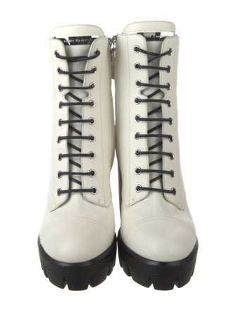 Giuseppe Zanotti Leather Combat Boots