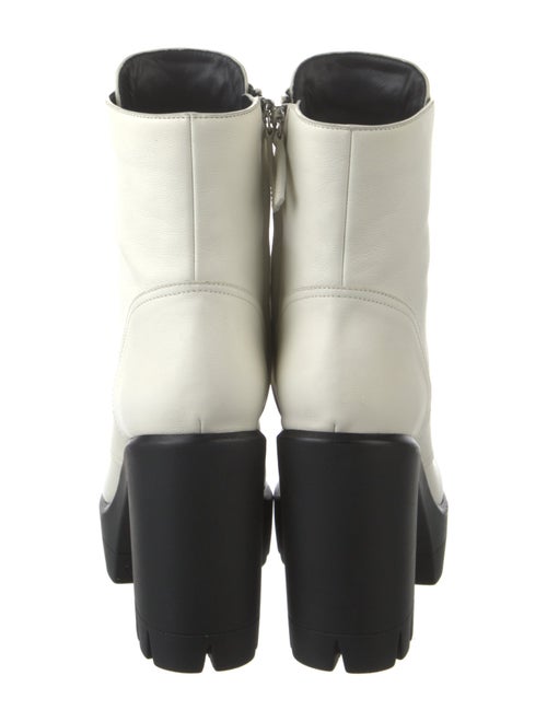 Giuseppe Zanotti Leather Combat Boots