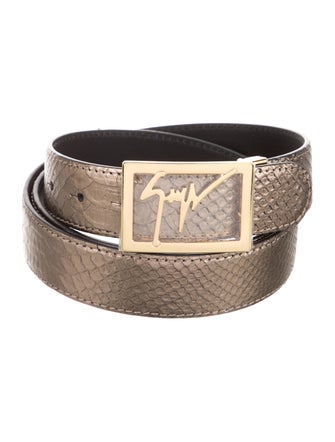Giuseppe Zanotti Python Waist Belt