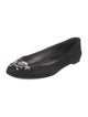 Giuseppe Zanotti Suede Crystal Embellishments Flats