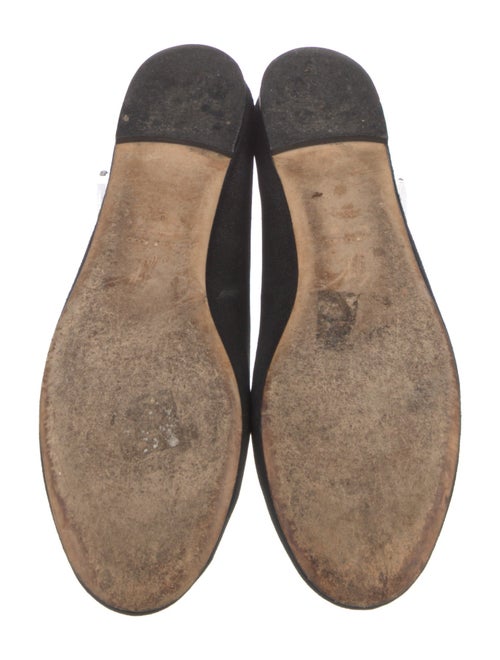 Giuseppe Zanotti Suede Crystal Embellishments Flats