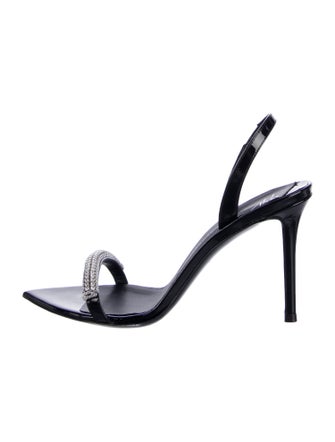 Giuseppe Zanotti Patent Leather Slingback Sandals