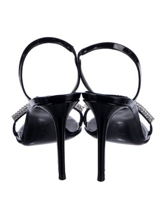 Giuseppe Zanotti Patent Leather Slingback Sandals