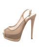 Giuseppe Zanotti Mesh Slingback Pumps