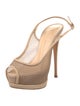 Giuseppe Zanotti Mesh Slingback Pumps