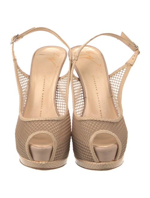 Giuseppe Zanotti Mesh Slingback Pumps