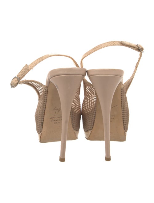 Giuseppe Zanotti Mesh Slingback Pumps