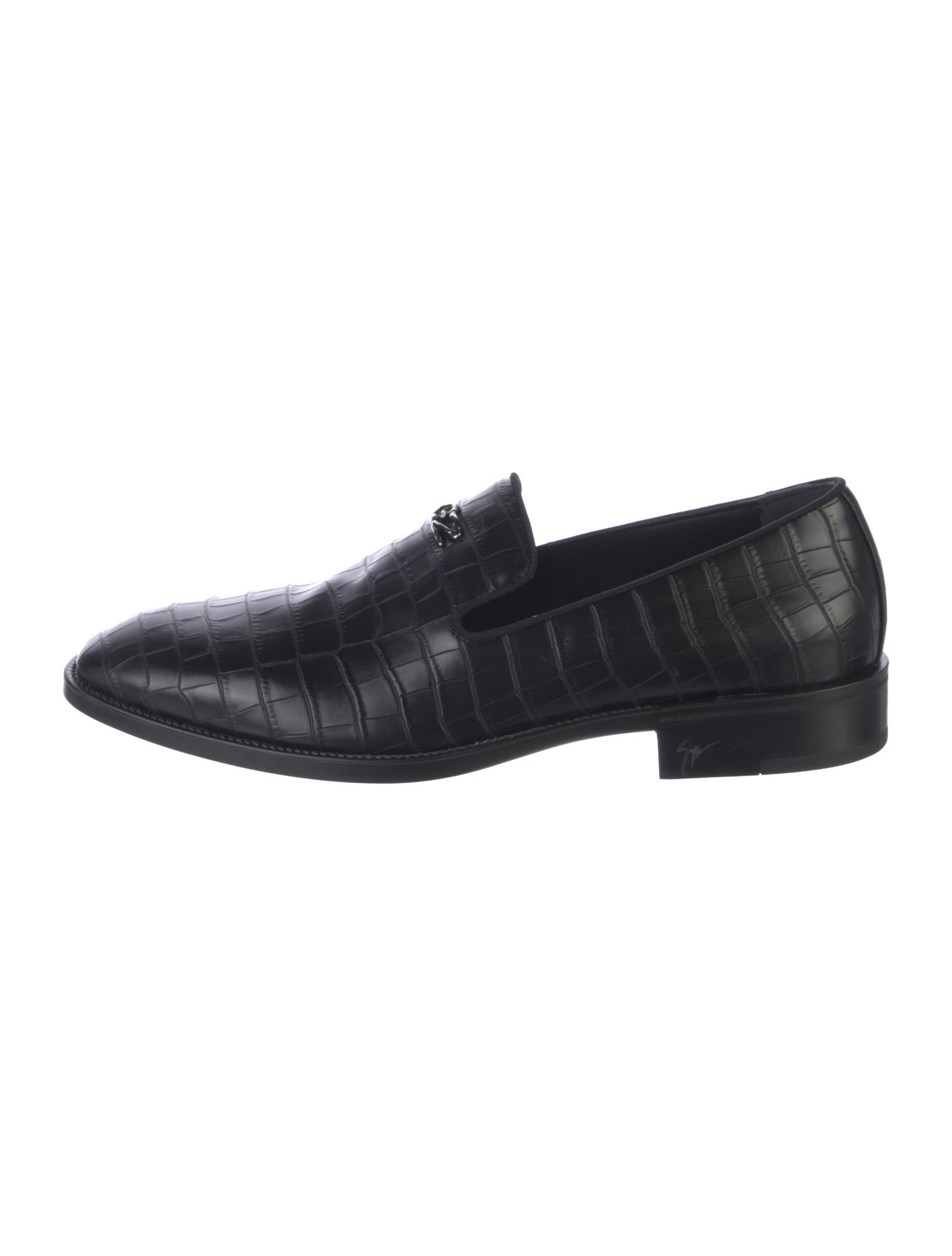 Giuseppe Zanotti Embossed Leather Loafers w/ Tags
