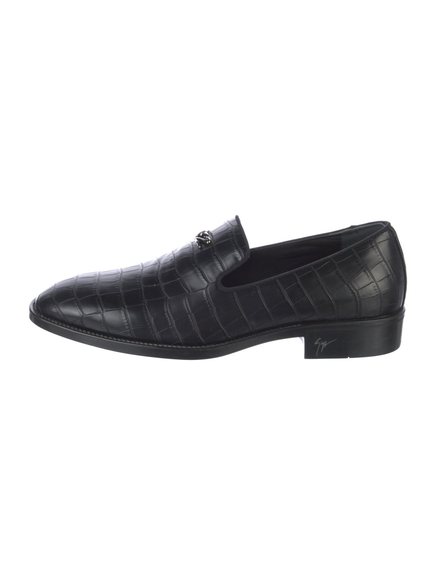 Giuseppe Zanotti Embossed Leather Loafers