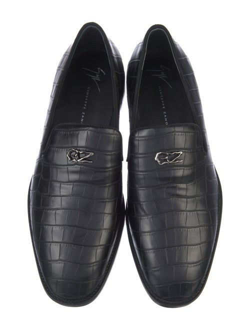 Giuseppe Zanotti Embossed Leather Loafers