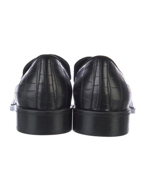 Giuseppe Zanotti Embossed Leather Loafers