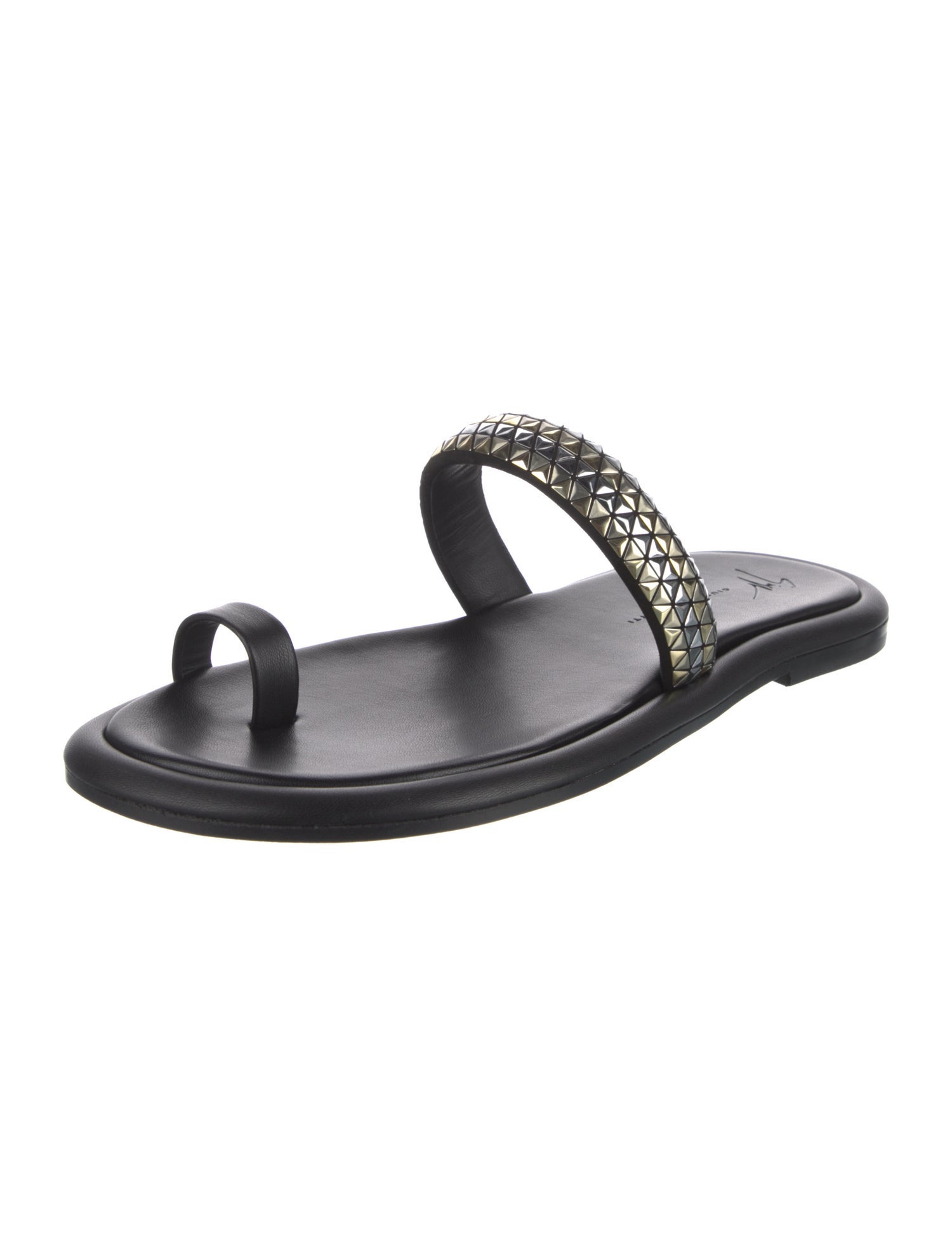 Giuseppe Zanotti Leather Slides
