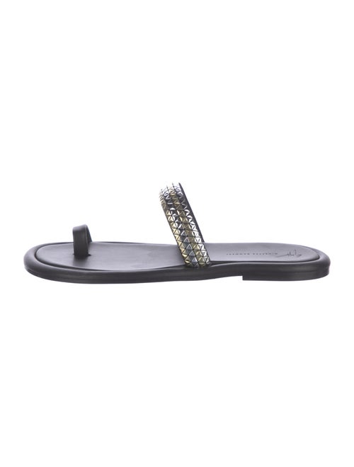 Giuseppe Zanotti Leather Slides