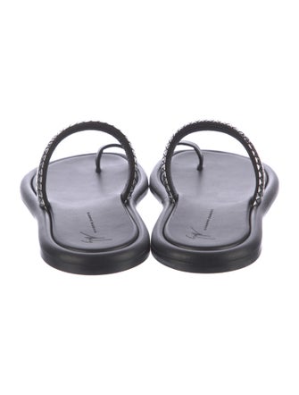 Giuseppe Zanotti Leather Slides