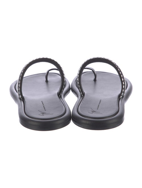 Giuseppe Zanotti Leather Slides