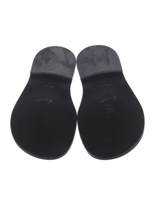Giuseppe Zanotti Leather Slides