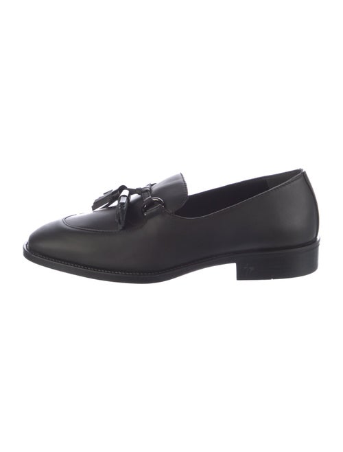 Giuseppe Zanotti Leather Tassel Accents Loafers