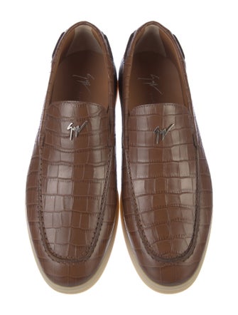 Giuseppe Zanotti Leather Boat Shoes