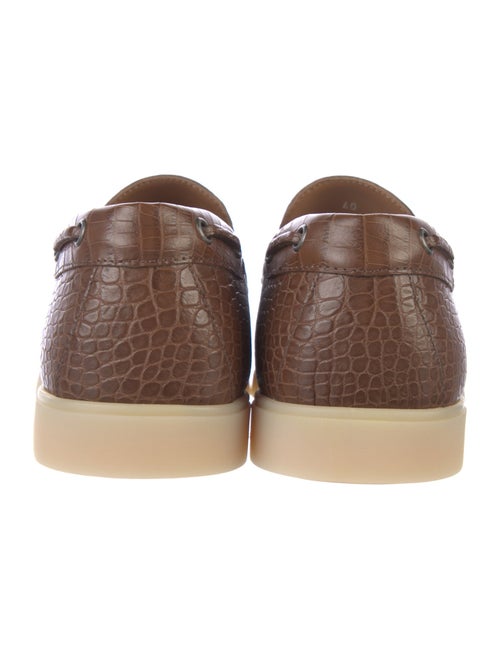 Giuseppe Zanotti Leather Boat Shoes