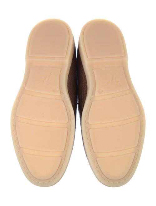 Giuseppe Zanotti Leather Boat Shoes