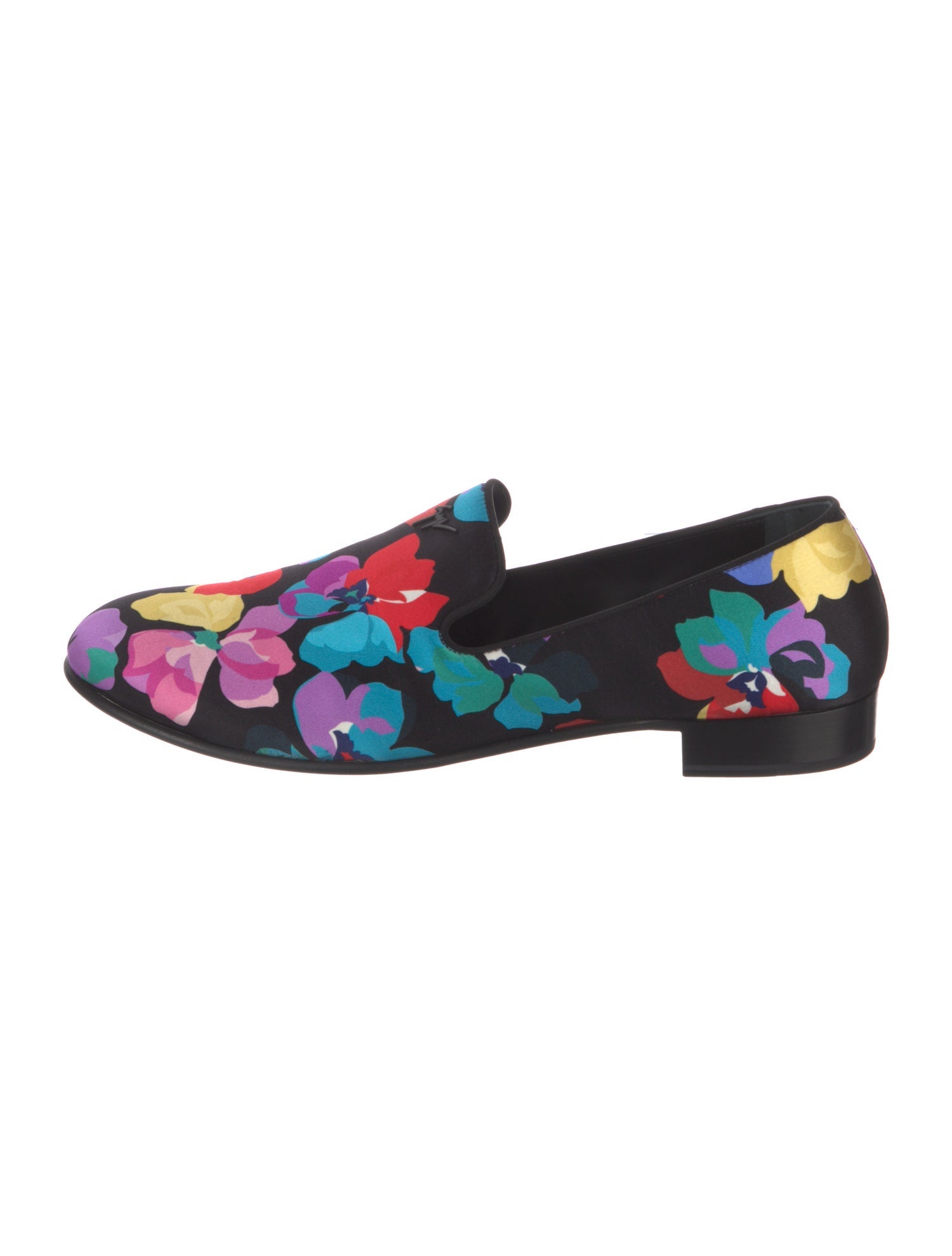 Giuseppe Zanotti Floral Print Loafers