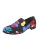 Giuseppe Zanotti Satin Floral Print Loafers