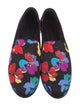 Giuseppe Zanotti Floral Print Loafers
