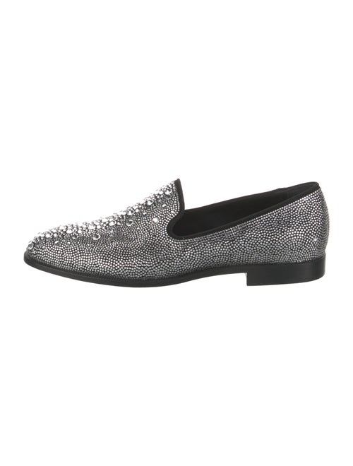 Giuseppe Zanotti Crystal Crystal Embellishments Loafers