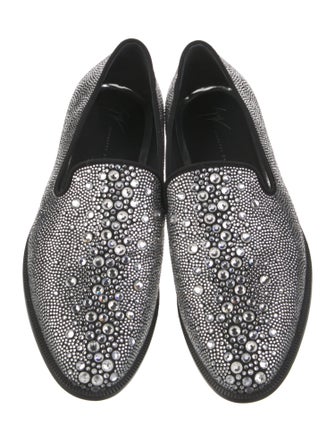 Giuseppe Zanotti Crystal Crystal Embellishments Loafers