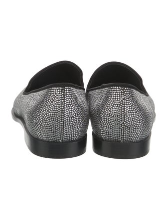 Giuseppe Zanotti Crystal Crystal Embellishments Loafers