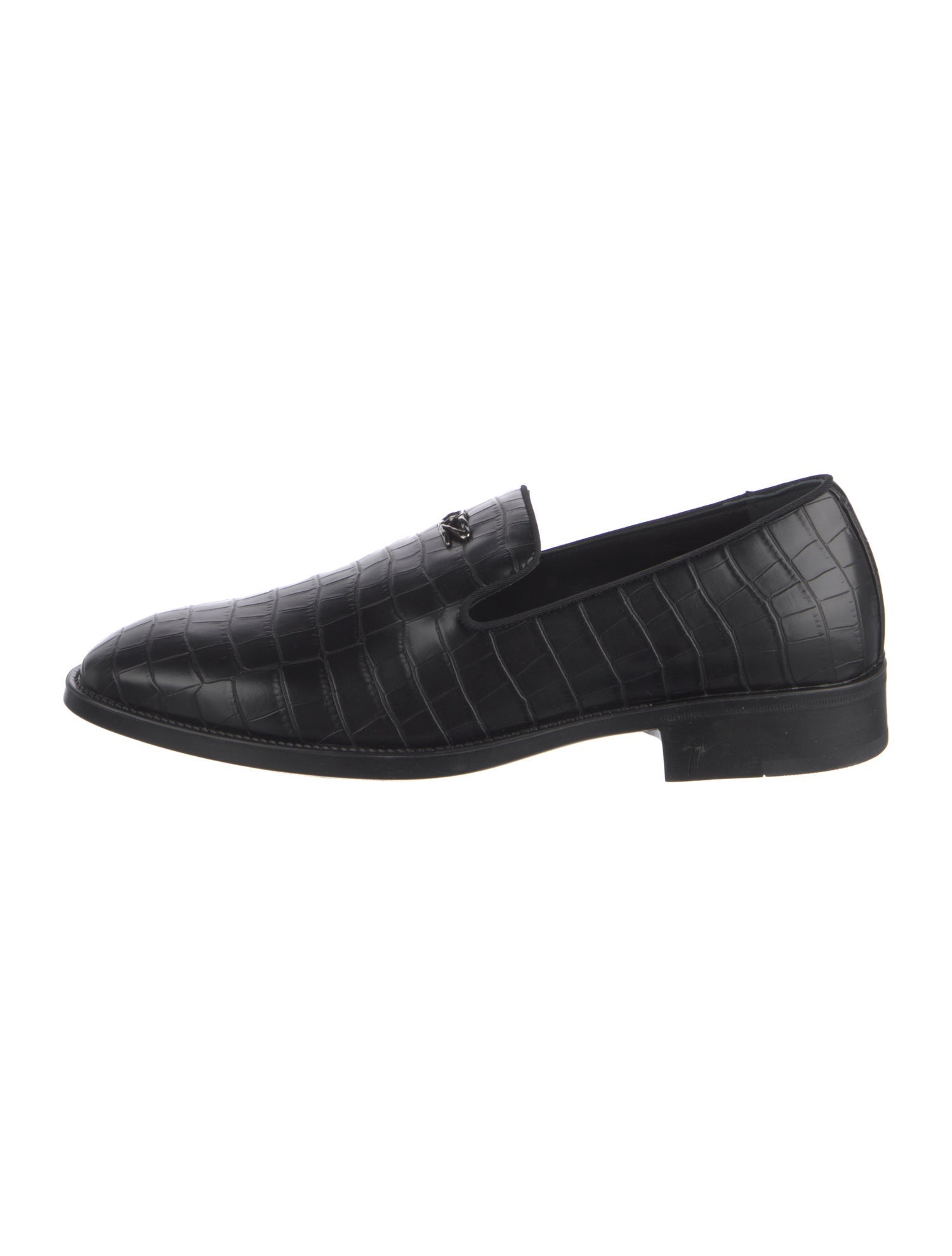 Giuseppe Zanotti Embossed Leather Dress Loafers