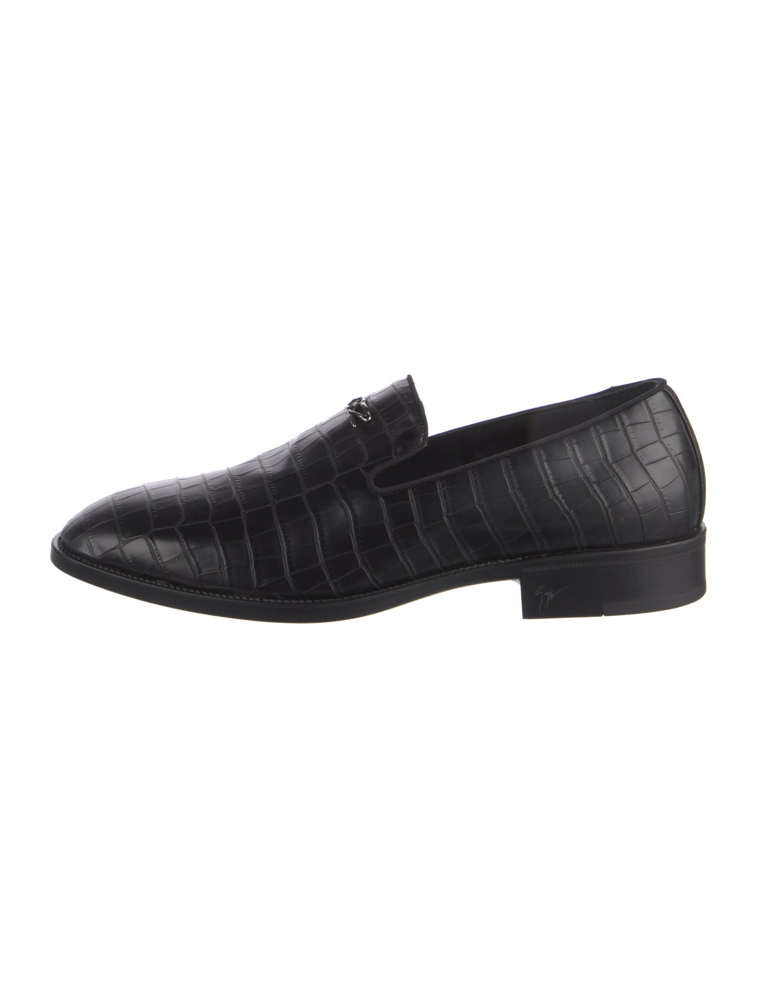 Giuseppe Zanotti Embossed Leather Dress Loafers