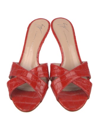 Giuseppe Zanotti Crocodile Slides