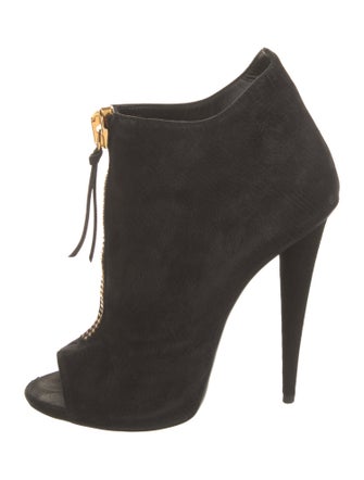 Giuseppe Zanotti Suede Lace-Up Boots