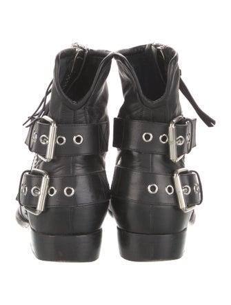 Giuseppe Zanotti Leather Moto Boots