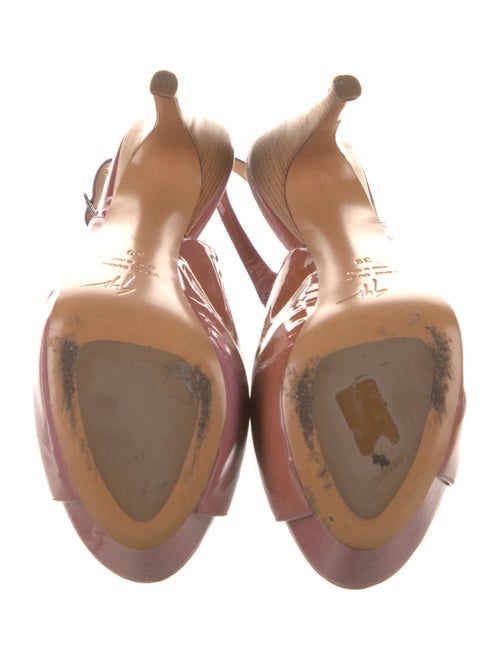 Giuseppe Zanotti Patent Leather Slingback Sandals