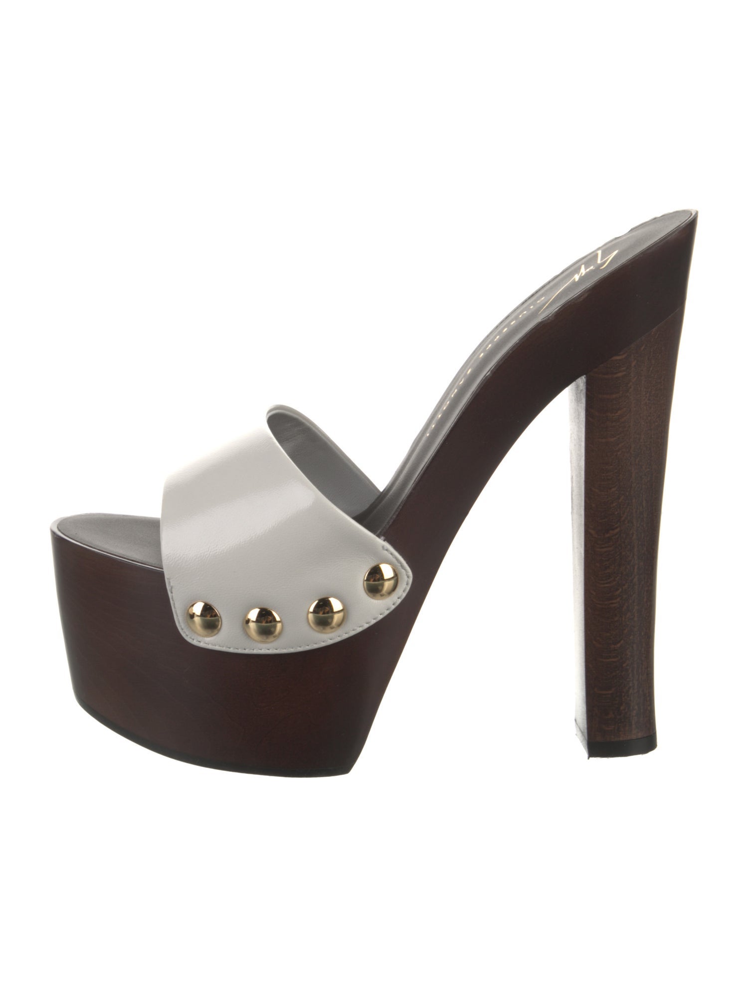 Giuseppe Zanotti Leather Slides