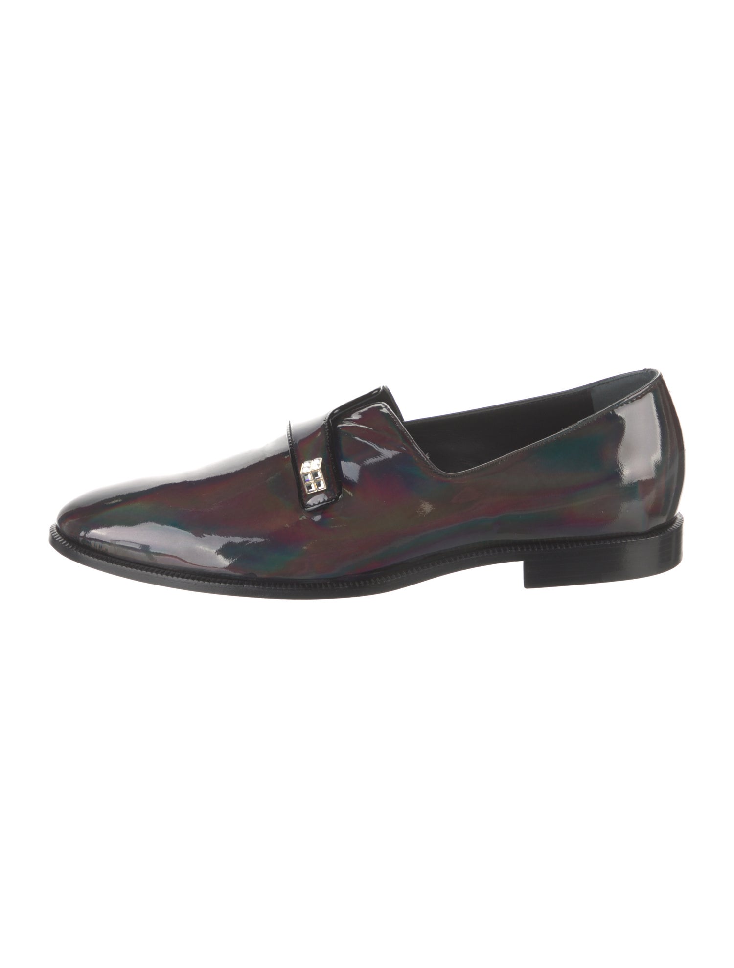 Giuseppe Zanotti Patent Leather Printed Dress Loafers