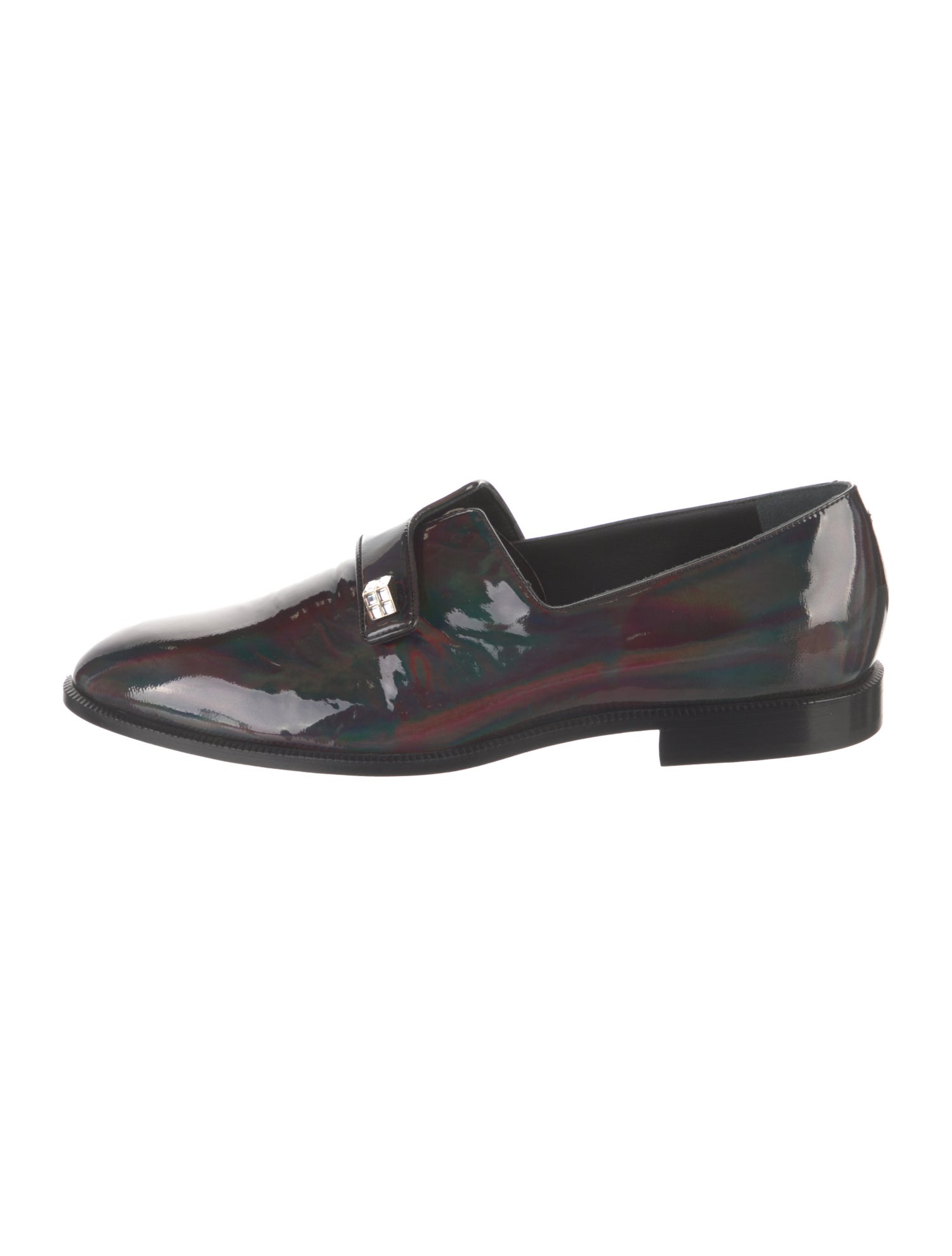 Giuseppe Zanotti Patent Leather Printed Dress Loafers