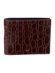 Giuseppe Zanotti Embossed Leather Printed Wallet