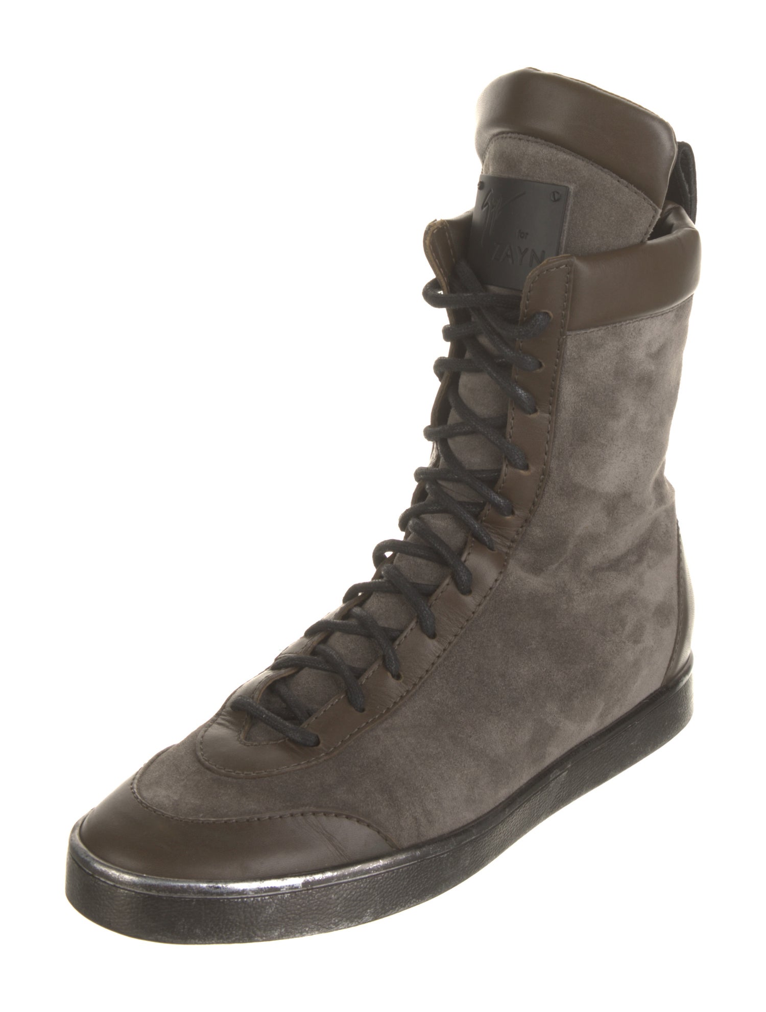 Giuseppe Zanotti Suede Lace-Up Boots