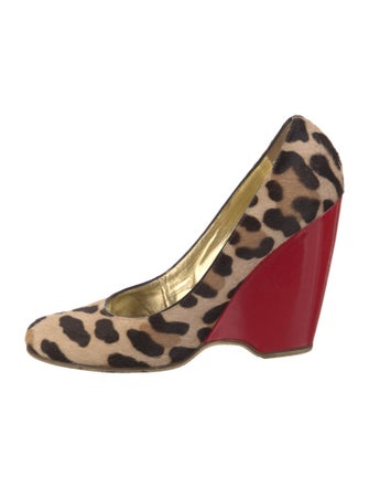 Giuseppe Zanotti Ponyhair Animal Print Pumps