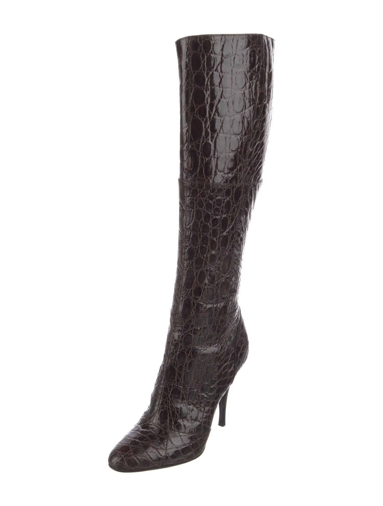 Giuseppe Zanotti Crocodile Animal Print Boots