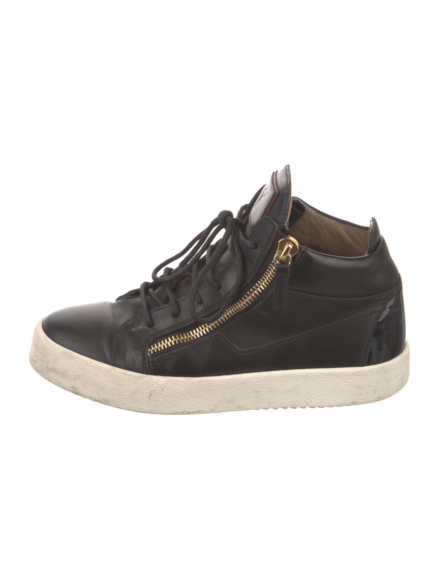 Giuseppe Zanotti Leather Wedge Sneakers